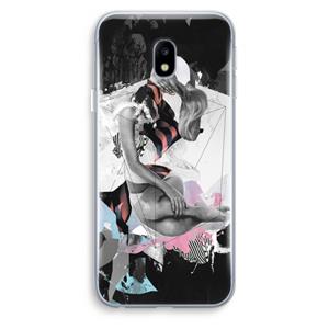 CaseCompany Camouflage de sommeil: Samsung Galaxy J3 (2017) Transparant Hoesje