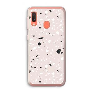 CaseCompany Terrazzo N°20: Samsung Galaxy A20e Transparant Hoesje