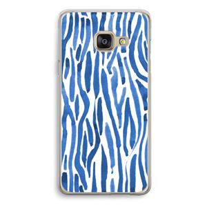 CaseCompany Blauwe nerven: Samsung Galaxy A3 (2016) Transparant Hoesje