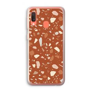 CaseCompany Terrazzo N°22: Samsung Galaxy A20e Transparant Hoesje