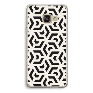 CaseCompany Crazy pattern: Samsung Galaxy A3 (2016) Transparant Hoesje