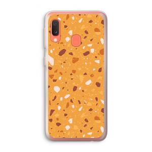 CaseCompany Terrazzo N°24: Samsung Galaxy A20e Transparant Hoesje