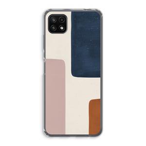 CaseCompany Geo #5: Samsung Galaxy A22 5G Transparant Hoesje
