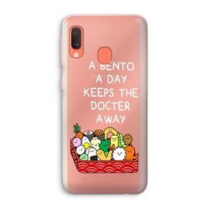 CaseCompany Bento a day: Samsung Galaxy A20e Transparant Hoesje