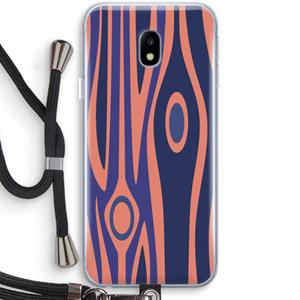 CaseCompany Bast A: Samsung Galaxy J3 (2017) Transparant Hoesje met koord