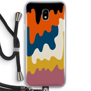 CaseCompany Baar A: Samsung Galaxy J3 (2017) Transparant Hoesje met koord