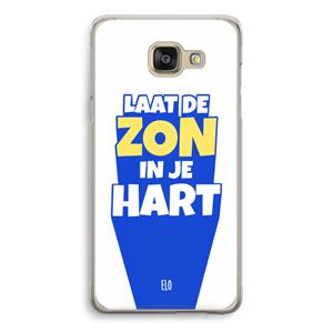 CaseCompany Laat de zon in je hart: Samsung Galaxy A5 (2016) Transparant Hoesje