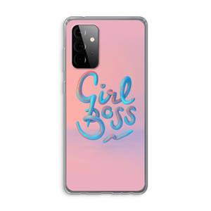 CaseCompany Girl boss: Samsung Galaxy A72 Transparant Hoesje