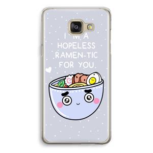 CaseCompany I'm A Hopeless Ramen-Tic For You: Samsung Galaxy A5 (2016) Transparant Hoesje