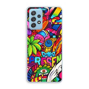 CaseCompany Represent: Samsung Galaxy A73 Transparant Hoesje