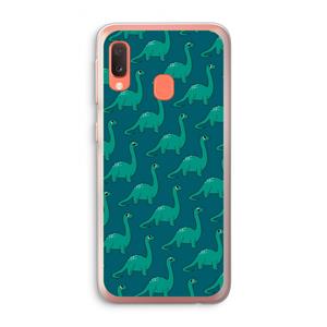 CaseCompany Diplodocus: Samsung Galaxy A20e Transparant Hoesje