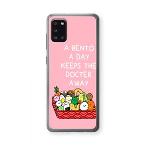 CaseCompany Bento a day: Samsung Galaxy A31 Transparant Hoesje