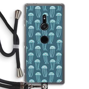 CaseCompany Kwallie: Sony Xperia XZ2 Transparant Hoesje met koord