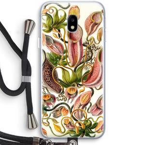 CaseCompany Haeckel Nepenthaceae: Samsung Galaxy J3 (2017) Transparant Hoesje met koord