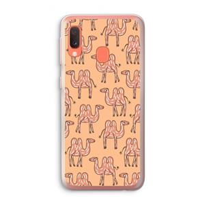CaseCompany Kameel: Samsung Galaxy A20e Transparant Hoesje