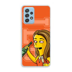 CaseCompany Jamie Lee Simpson: Samsung Galaxy A73 Transparant Hoesje