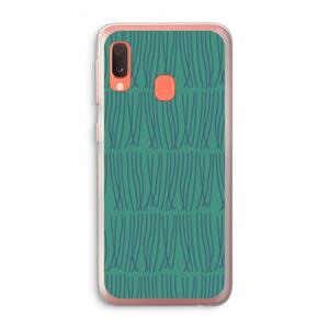 CaseCompany Swirls: Samsung Galaxy A20e Transparant Hoesje