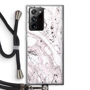 CaseCompany Mengelmoes: Samsung Galaxy Note 20 Ultra / Note 20 Ultra 5G Transparant Hoesje met koord
