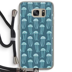 CaseCompany Kwallie: Samsung Galaxy S7 Transparant Hoesje met koord