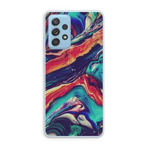 CaseCompany Chameleon Sun: Samsung Galaxy A73 Transparant Hoesje