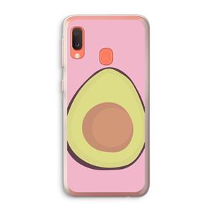 CaseCompany Avocado: Samsung Galaxy A20e Transparant Hoesje