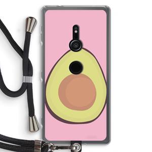 CaseCompany Avocado: Sony Xperia XZ2 Transparant Hoesje met koord