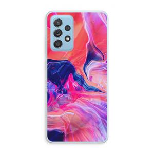 CaseCompany Earth And Ocean: Samsung Galaxy A73 Transparant Hoesje