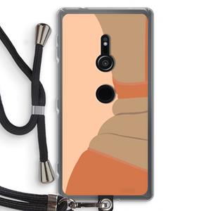 CaseCompany Bikini: Sony Xperia XZ2 Transparant Hoesje met koord