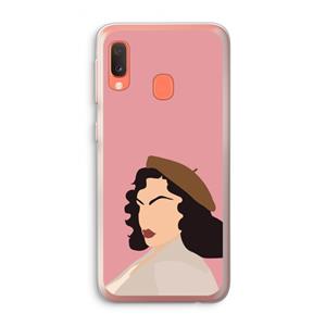 CaseCompany Confidence: Samsung Galaxy A20e Transparant Hoesje