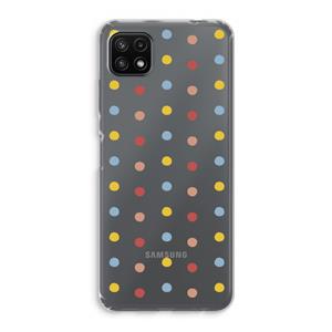 CaseCompany Bollen: Samsung Galaxy A22 5G Transparant Hoesje
