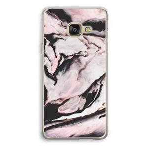 CaseCompany Roze stroom: Samsung Galaxy A3 (2016) Transparant Hoesje