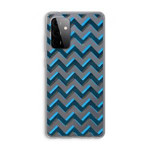 CaseCompany Onderbroken lijn: Samsung Galaxy A72 Transparant Hoesje
