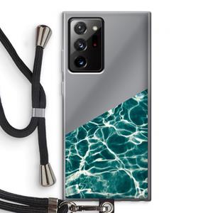 CaseCompany Weerkaatsing water: Samsung Galaxy Note 20 Ultra / Note 20 Ultra 5G Transparant Hoesje met koord