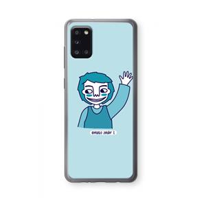 CaseCompany Zwaai: Samsung Galaxy A31 Transparant Hoesje