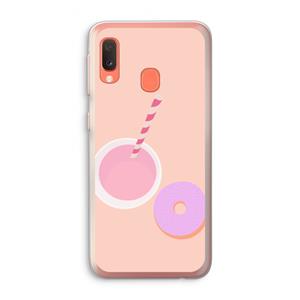 CaseCompany Donut: Samsung Galaxy A20e Transparant Hoesje