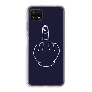 CaseCompany F**k U: Samsung Galaxy A22 5G Transparant Hoesje