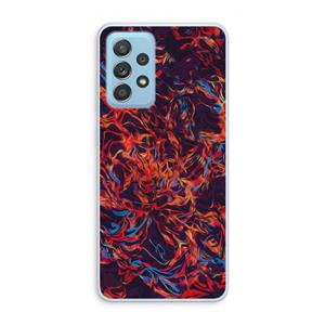 CaseCompany Lucifer: Samsung Galaxy A73 Transparant Hoesje