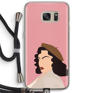 CaseCompany Confidence: Samsung Galaxy S7 Transparant Hoesje met koord