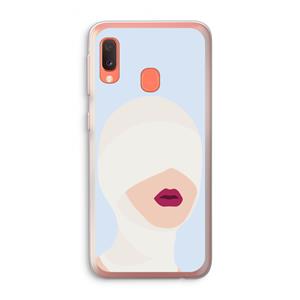 CaseCompany Incognito: Samsung Galaxy A20e Transparant Hoesje