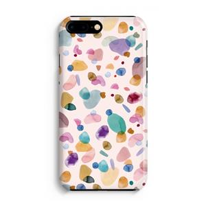 CaseCompany Terrazzo Memphis Pink: iPhone 8 Plus Volledig Geprint Hoesje