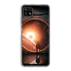 CaseCompany Ephemeral: Samsung Galaxy A22 5G Transparant Hoesje