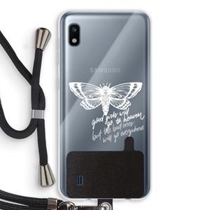CaseCompany Good or bad: Samsung Galaxy A10 Transparant Hoesje met koord