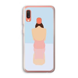 CaseCompany Mirror: Samsung Galaxy A20e Transparant Hoesje