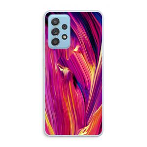 CaseCompany Phoenix: Samsung Galaxy A73 Transparant Hoesje