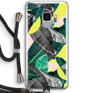 CaseCompany Fantasie jungle: Samsung Galaxy S9 Transparant Hoesje met koord