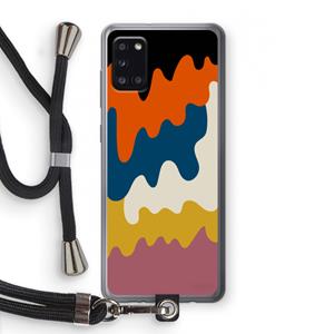CaseCompany Baar A: Samsung Galaxy A31 Transparant Hoesje met koord