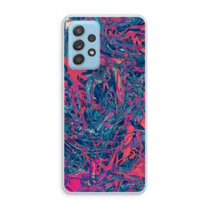 CaseCompany Sleeping Dreams: Samsung Galaxy A73 Transparant Hoesje