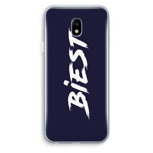 CaseCompany Biest: Samsung Galaxy J3 (2017) Transparant Hoesje