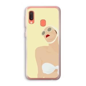 CaseCompany Summer: Samsung Galaxy A20e Transparant Hoesje