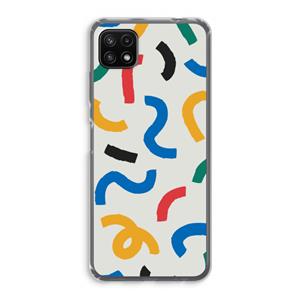 CaseCompany Illustratieve pop 2: Samsung Galaxy A22 5G Transparant Hoesje